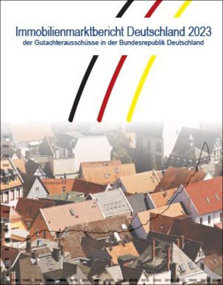 Titelseite Immobilienmarktbericht Deutschland 2023